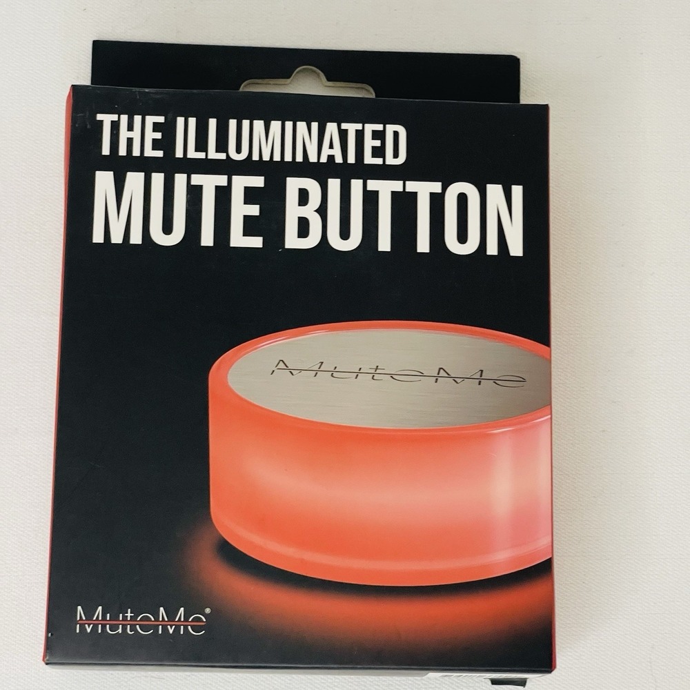NEW MuteMe -The Illuminated Mute Button Works with: Zoom, Microsoft Teams & More